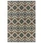 Oriental Weavers Latitude 2X 6"7" x 9"2" Grey Area Rug, , large