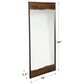 Ashley Panchali Floor Mirror in Brown and Black, , large