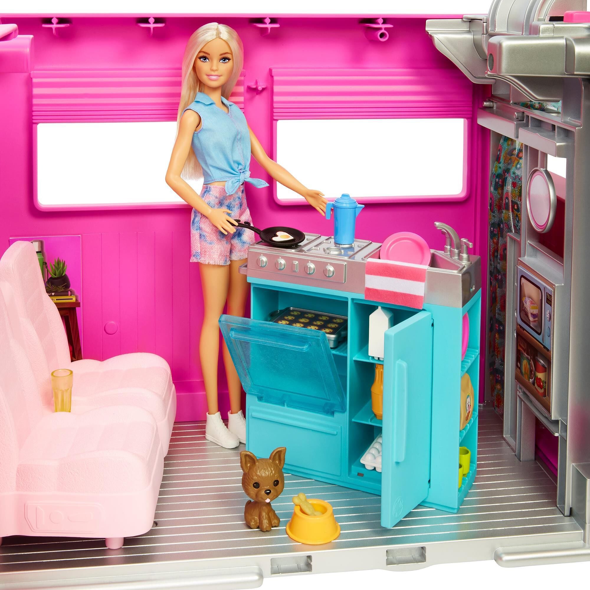 Camping car de barbie hot sale