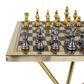 Maple and Jade Table Chess Home Decor Game Set in Gold, , large