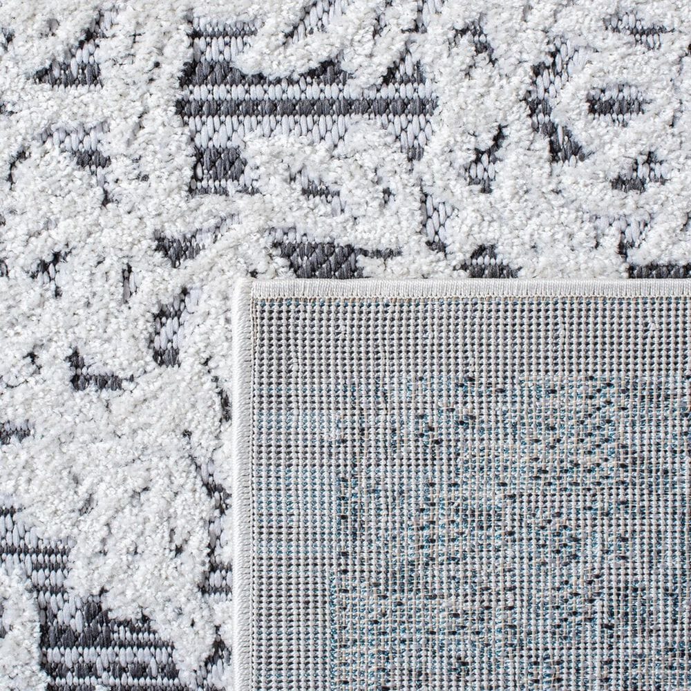Safavieh Cabana CBN660A 2&#39;2&quot; x 7&#39; Ivory and Grey Indoor/Outdoor Area Performance Rug, , large