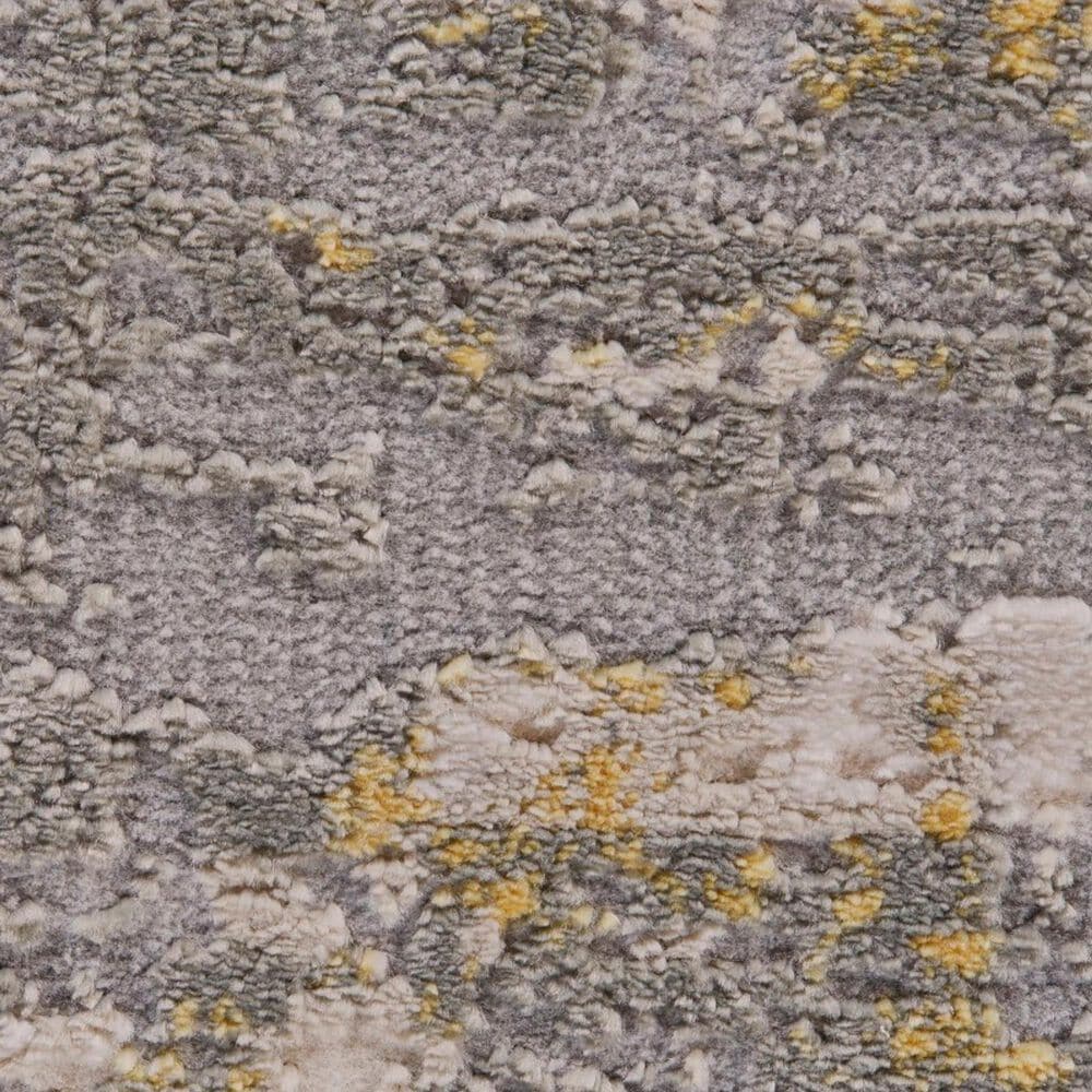 Feizy Waldor Gold and Sterling 6&#39;7&quot; x 9&#39;6&quot; Area Rug, , large