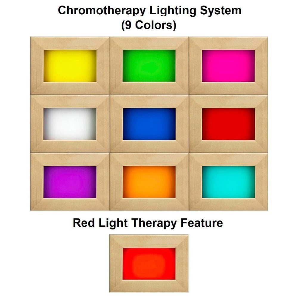 EZlife Elite 1-Person Compact Ultra Low EMF FAR Infrared Home Sauna in Natural Hemlock, , large