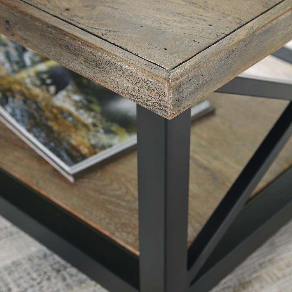 Ashley Bristenfort Rectangular Cocktail Table in Brown and Black, , large