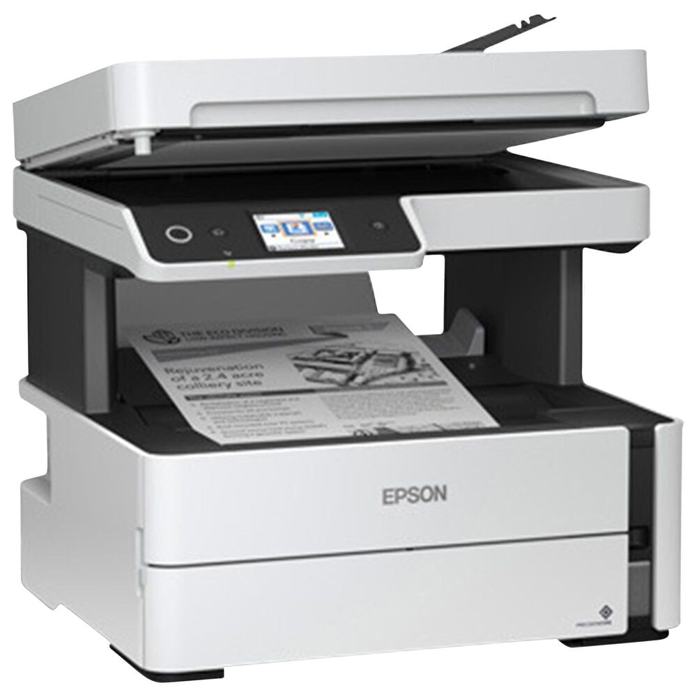 Epson EcoTank ET-M3170 Wireless Monochrome All-in-One Supertank Printer in White, , large