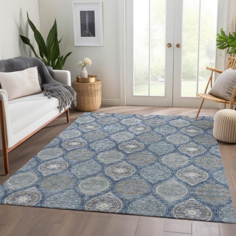 Dalyn Rug Company Solace SL1 3&#39; x 5&#39; Navy Area Rug, , large