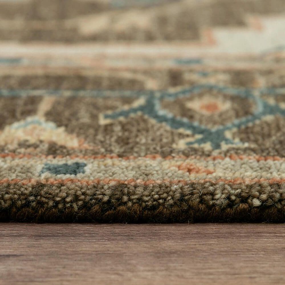 RIZZY Belmont 9&#39; x 12&#39; Dark Brown and Light Blue Area Rug, , large