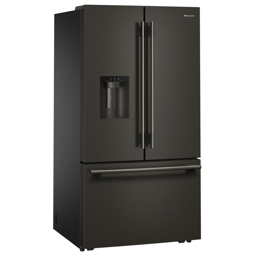 KitchenAid 30.52 Cu. Ft. Standard Depth French Door Refrigerator in Black Ore, , large