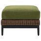 Ashley Horizon Hall Outdoor Ottoman with Cushion in Green, , large
