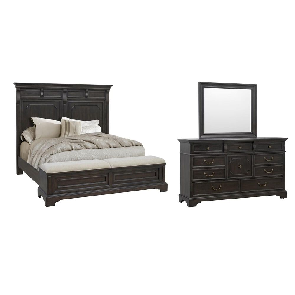 Chapel Hill Hickory Creek 3-PC King Storage Bedroom Set, , large