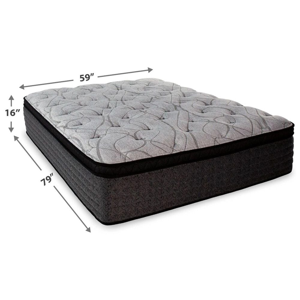 Ashley Hybrid 1600 Plush Pillow Top Queen Mattress, , large