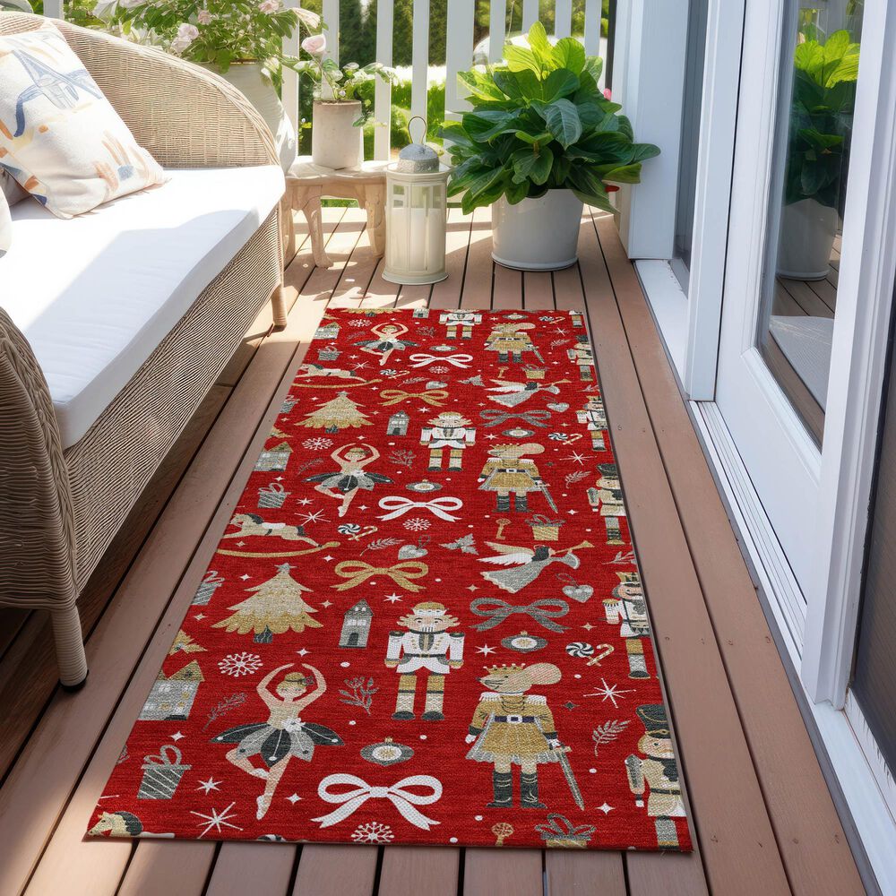 Dalyn Rug Company Wonderland WN35 Red 2&#39;3&quot; x 7&#39;6&quot; Runner, , large