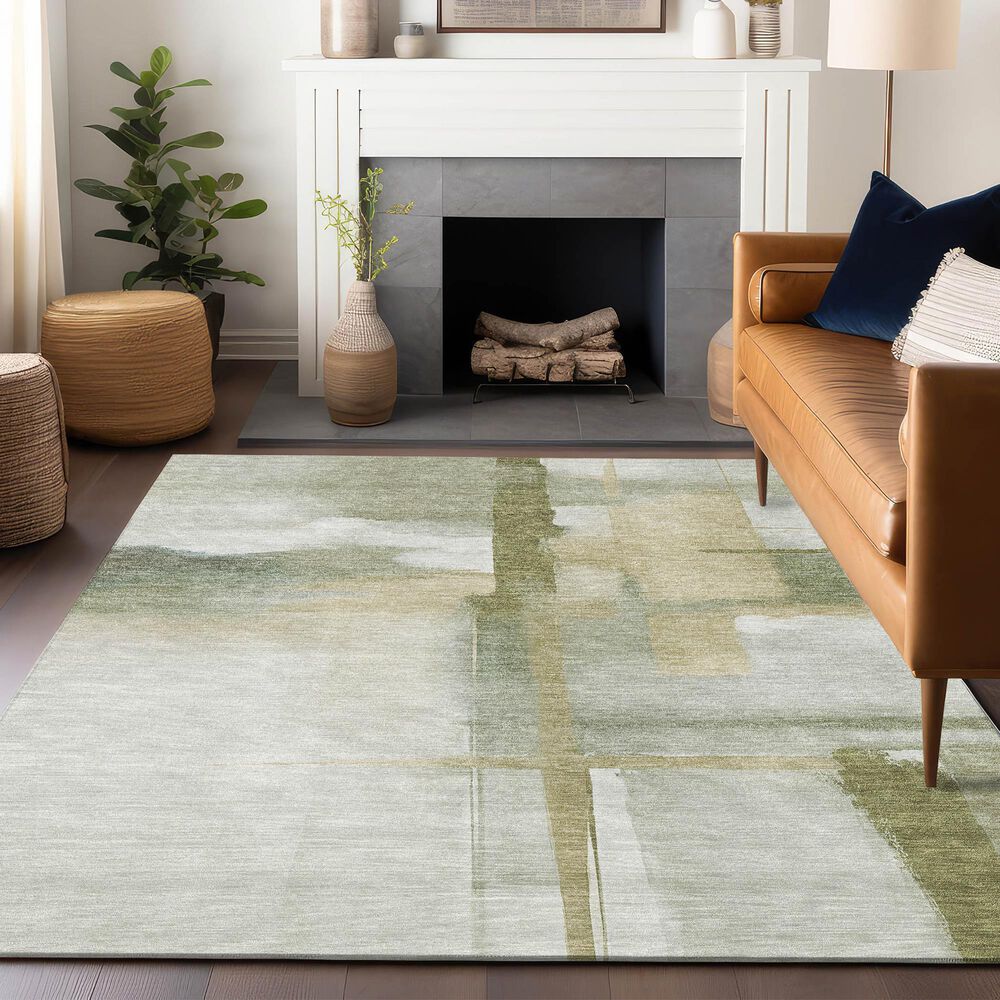 Dalyn Rug Company Ravenna RN9 3&#39; x 5&#39; Aloe Area Rug, , large