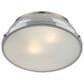 Golden Lighting Duncan Flush Mount in Aged Brass and Glossy Gray, , large