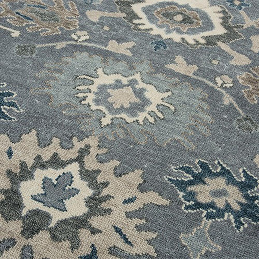 RIZZY Ashton 6&#39; x 9&#39; Floral Gray Area Rug, , large