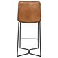 Home Trends & Design Essex Morgan Counter Stool with Taupe Cushion in Black, , large