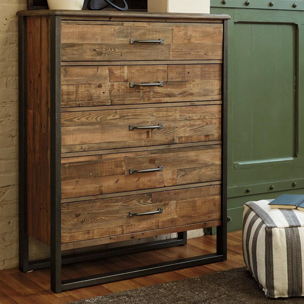 Signature Design by Ashley Sommerford Chest in Light Grayish Brown, , large