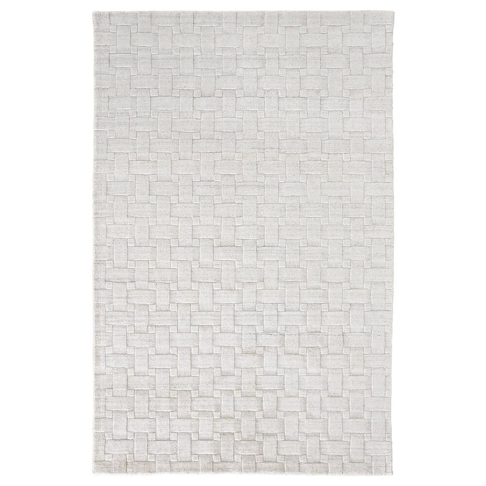 Feizy Redford 3"6" x 5"6" White Area Rug, , large