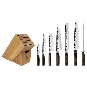 Shun Premier 8-Piece Professional Knife Block Set in Walnut, , large