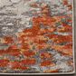 Safavieh Monaco MNC225H-5 5"1" x 7"7" Grey/Orange Area Rug, , large