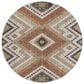 Dalyn Rug Company Portico PO5 Copper 8" Round Area Rug, , large