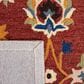 Safavieh Micro-Loop 5" x 8" Rust and Blue Area Rug, , large