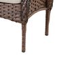 Hearth and Haven Patio Wicker Ottoman with Brown Rattan in Beige (Set of 2), , large