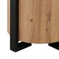 Steve Silver Furniture Darcie End Table in Natural and Black, , large