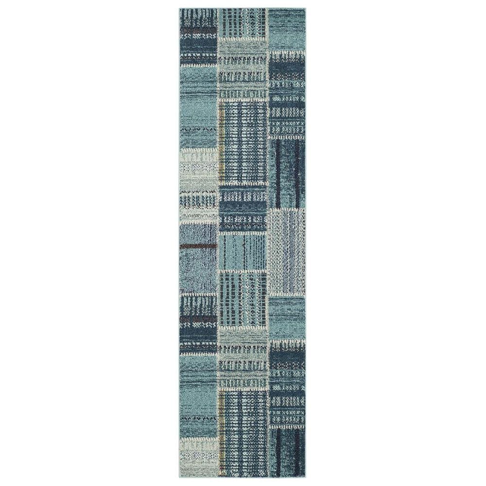 Safavieh Monaco MNC215F-28 2&#39;2&quot; x 8&#39; Blue Runner, , large