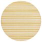 Surya Eagean EAG-2424 Mustard and Ivory 6"7" Round Indoor/Outdoor Area Rug, , large