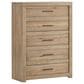 Riva Ridge Modern Loft 5-Piece King Platform Bedroom Set in Khaki, , large