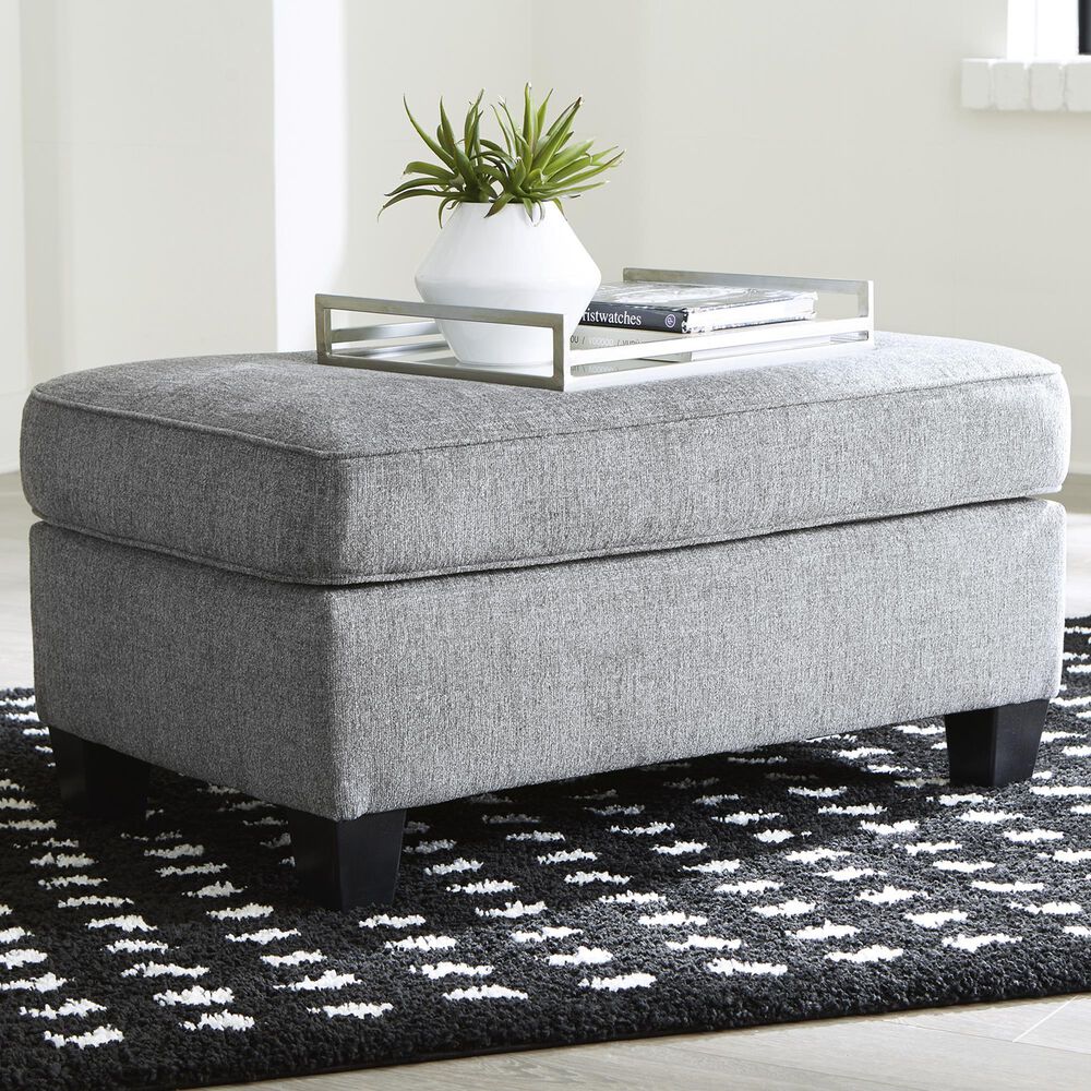 Ashley Mathonia Ottoman in Smoke, , large
