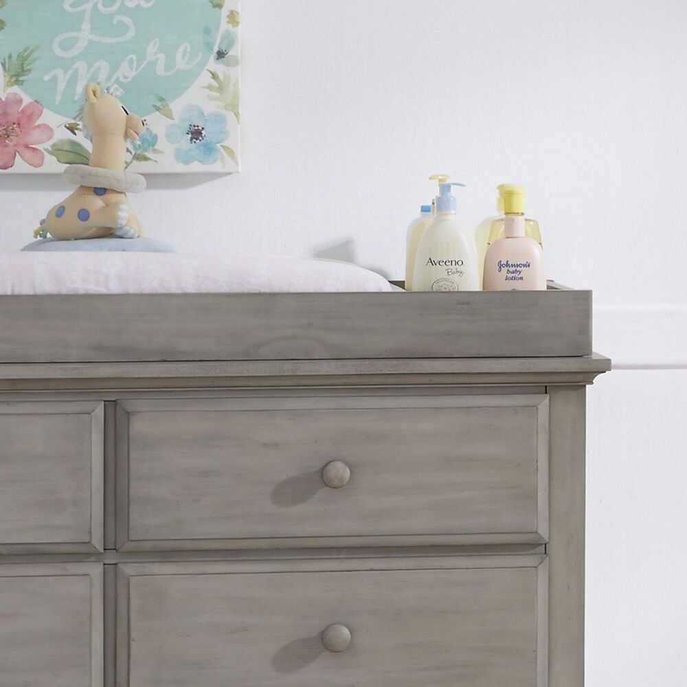 Oxford Baby Kenilworth Changing Topper in Stone Wash, , large