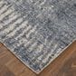 Feizy Eastfield Abstract 3" x 5" Blue and Beige Area Rug, , large