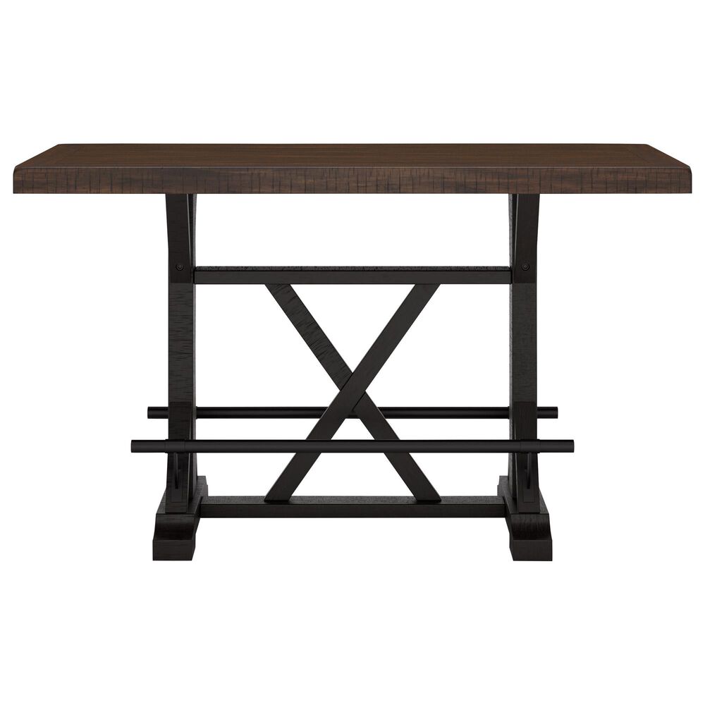 Ashley Valebeck 5-Piece Counter Height Dining Set in Black and Brown, , large