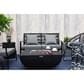 Elementi Fire Aurora Square Natural Gas Fire Table in Black, , large