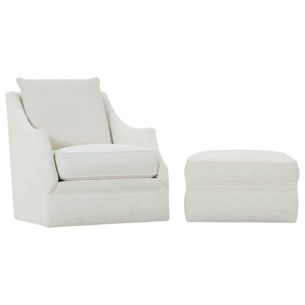 Rowe Furniture Kara Swivel Glider & Ottoman, , large