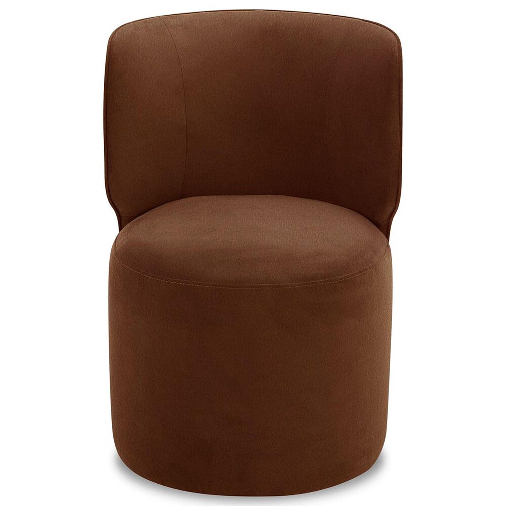 Interlochen Side Chair with Casters in Brick, , large