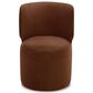 Interlochen Side Chair with Casters in Brick, , large