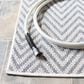 Safavieh Martha Stewart Cyprus 4"5" x 6"5" Blue and Creme Area Rug, , large