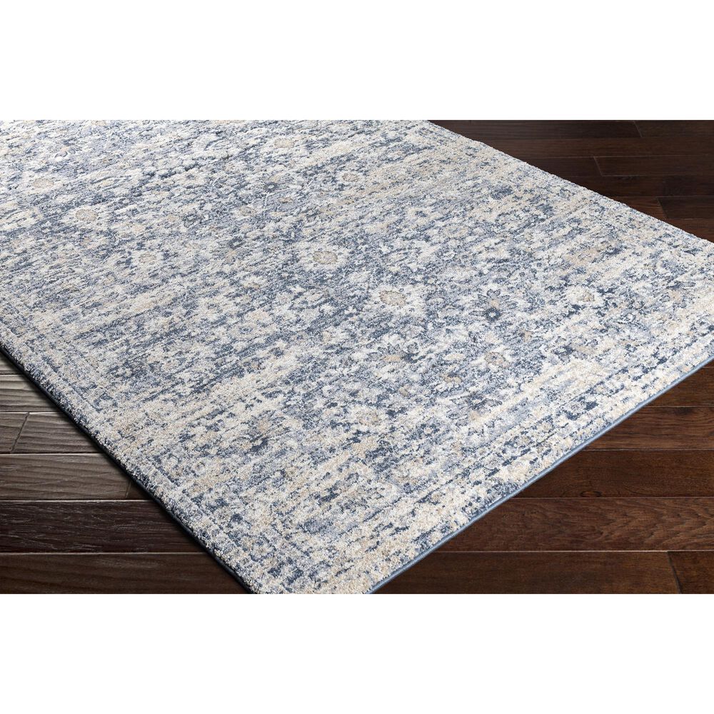 Surya Tuscany Transitional 6&#39;7&quot; x 9&#39;6&quot; Blue, Beige and Gray Area Rug, , large