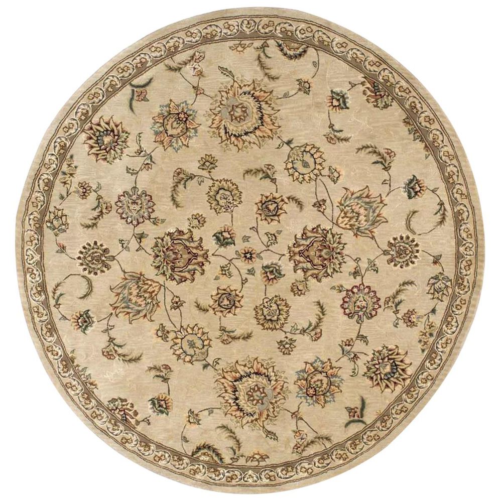 Nourison 2360 6' Round Beige Area Rug, , large