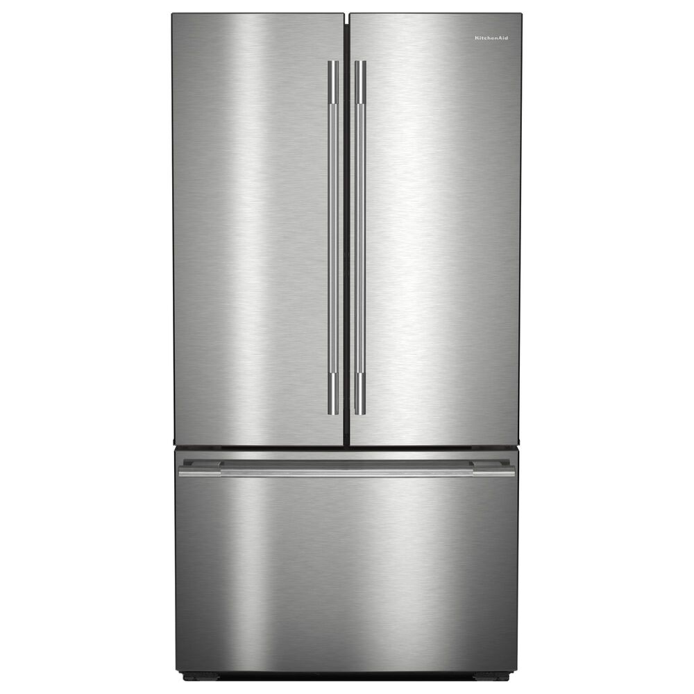 KitchenAid 24.3 Cu. Ft Counter Depth French Door Refrigerator with Interior Dispense in PrintShield Stainless Steel, , large