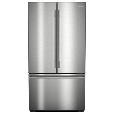 KitchenAid 24.3 Cu. Ft Counter Depth French Door Refrigerator with Interior Dispense in PrintShield Stainless Steel, , large
