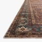 Loloi II Layla LAY-01 2"6" x 9"6" Brick and Blue Runner, , large