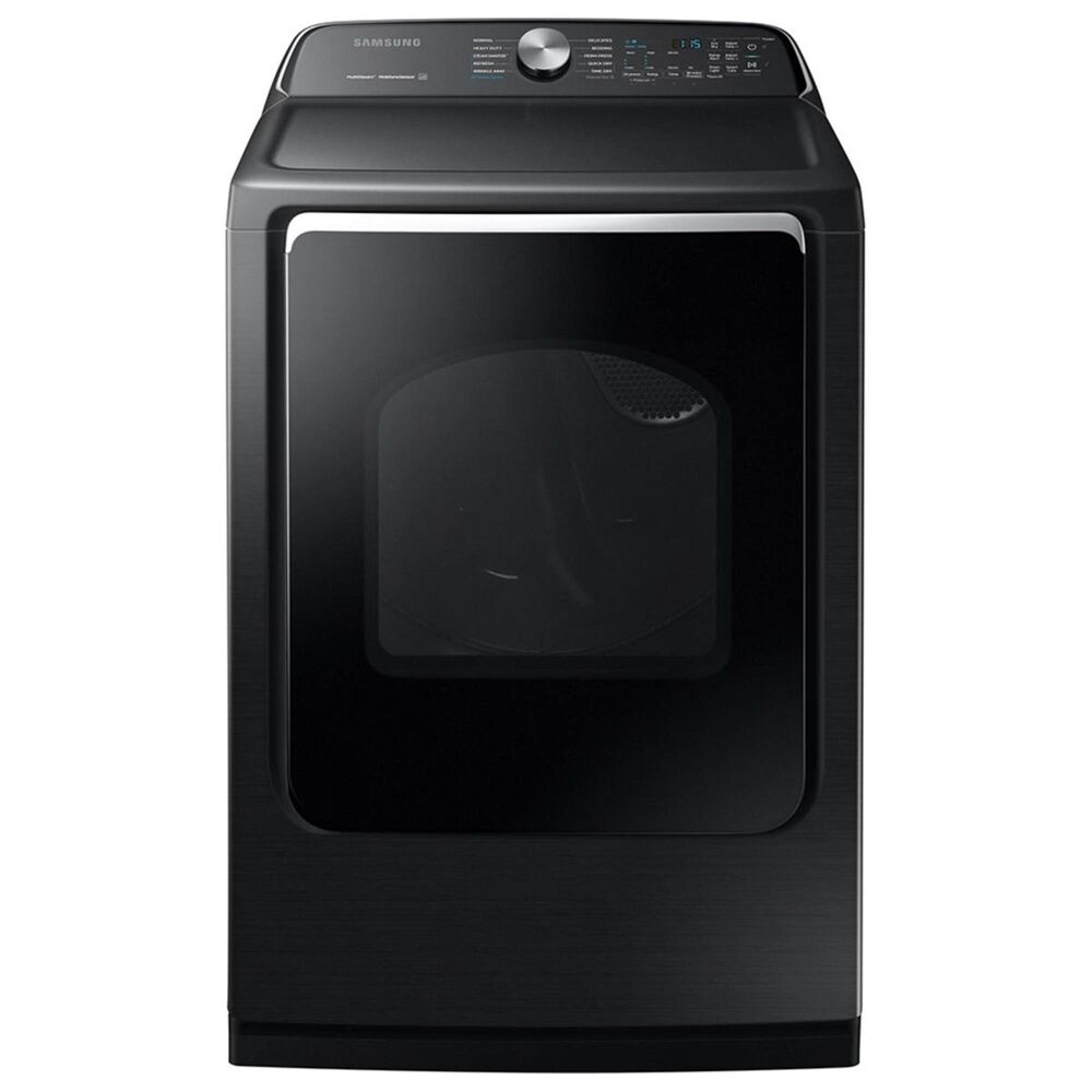 Samsung 7.4 Cu. Ft. Gas Front Load Dryer in Black Stainless Steel, , large