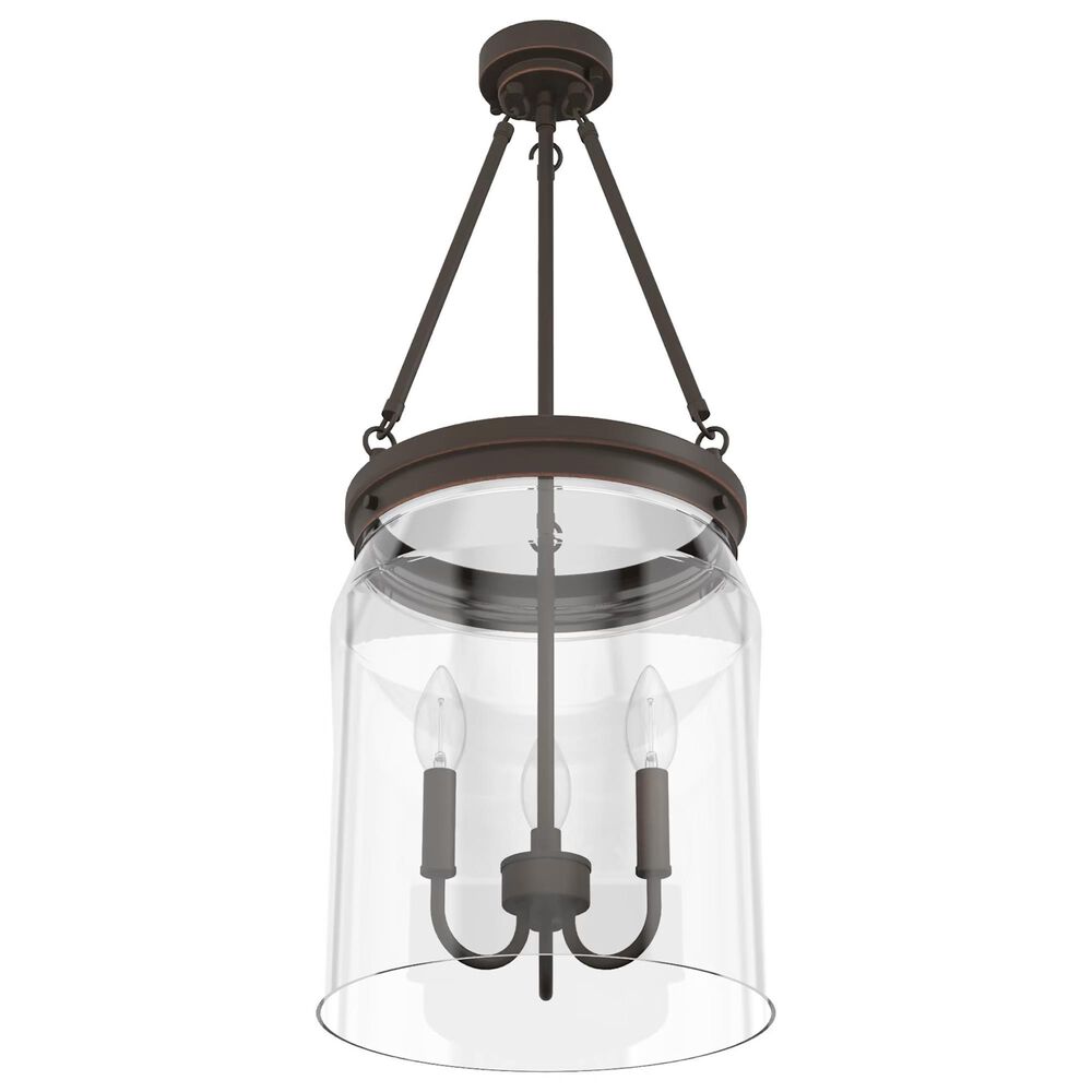 Hunter Devon Park 3-Light Pendant in Onyx Bengal, , large