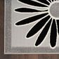 Nourison Aloha 5"3" x 7"5" Black and White Indoor/Outdoor Area Rug, , large