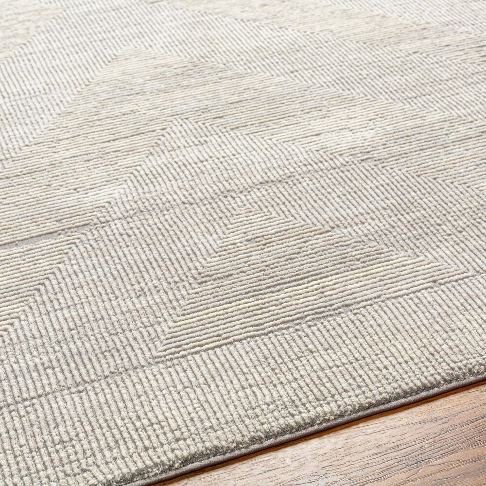 Surya Alder 1&#39;11&quot; x 3&#39;9&quot; Gray, Cream, Light Slate, Ivory, Tan and Taupe Area Rug, , large