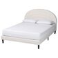 Baxton Studio Pelagia Queen Platform Bed in Cream, , large